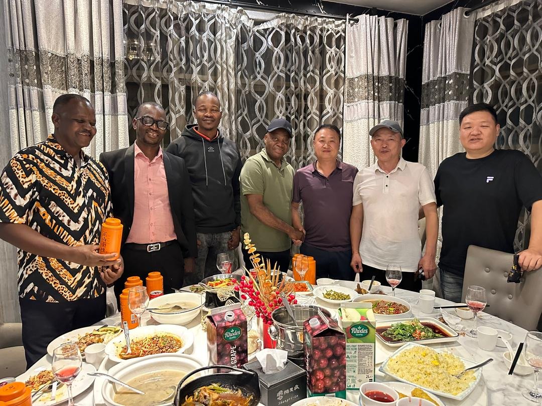 Investor dinner meeting between the Musoni Group of Mines team and Chinese investment partners
